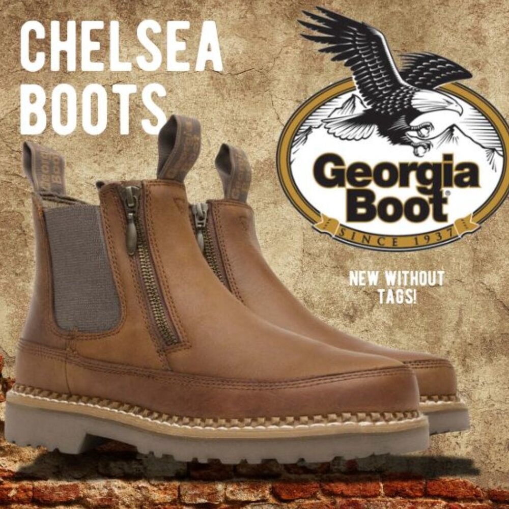 Georgia Boot Women's Side Zip Chelsea Romeo Boots